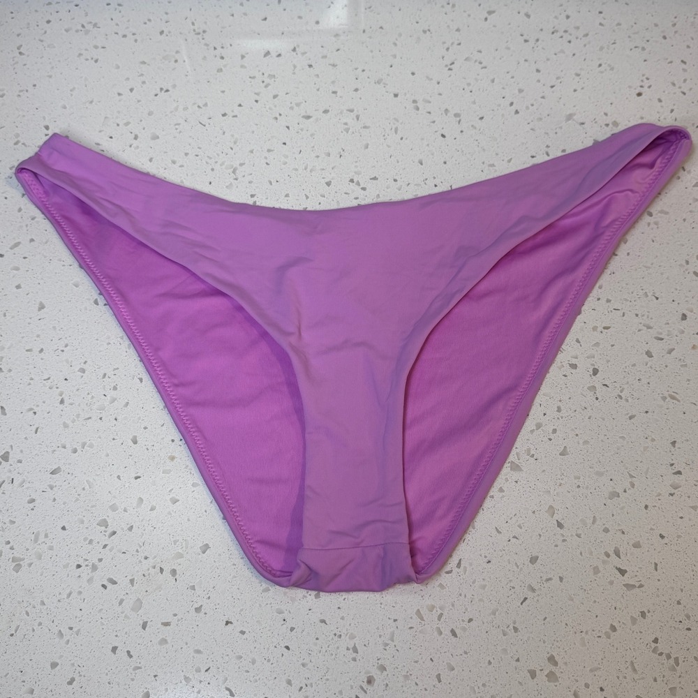 Roxy Womens Purple Low Rise Bikini‎ Bottom Swimsuit Size XL Solid Purple NWT